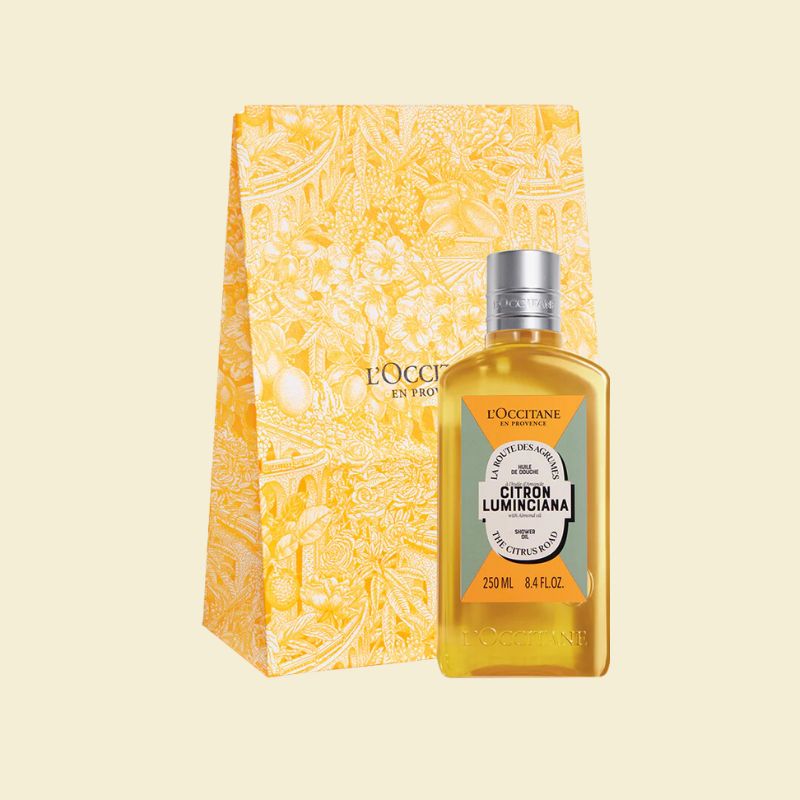 Dầu Tắm Hạnh Nhân L'Occitane Citron Luminciana Shower Oil